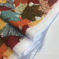Customizd Digital Print Polyester Stretch Rib Knit Fabric